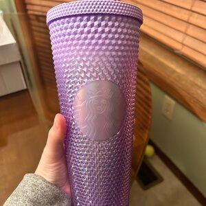 2023 Starbucks Gradient Purple 24oz Diamond Studded Tumbler